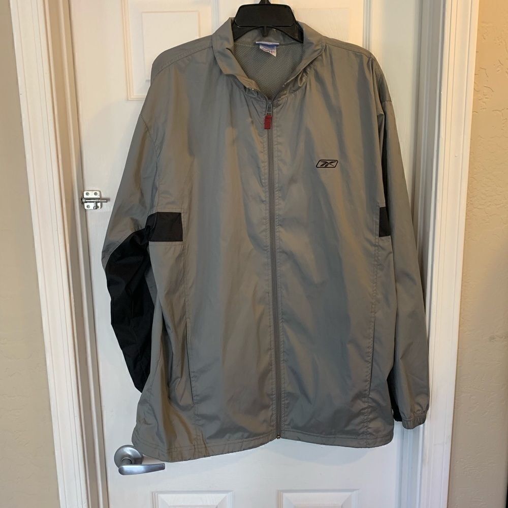 Reebok Men’s  Lightweight Gray Jacket